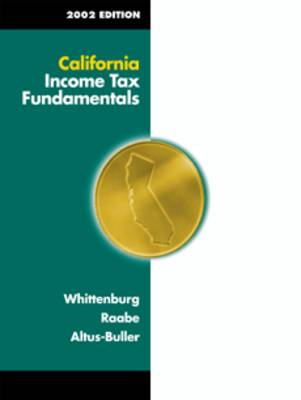 Book cover for California Income Tax Fundamentals 2001
