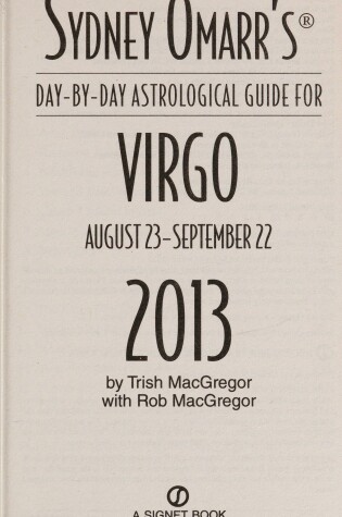 Cover of Sydney Omarr's Day-By-Day Astrological Guide: Virgo