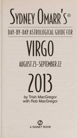 Book cover for Sydney Omarr's Day-By-Day Astrological Guide: Virgo