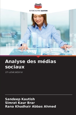 Book cover for Analyse des m�dias sociaux