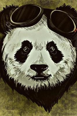 Book cover for Cool Drawing of a Panda with Sunglasses Journal