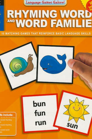 Cover of Rhyming Words and Word Families, Grade K