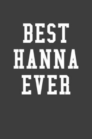 Cover of Best Hanna Ever