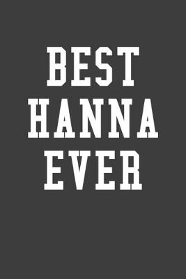 Book cover for Best Hanna Ever