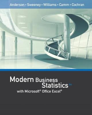 Book cover for Modern Business Statistics with Microsoft Office Excel (with XLSTAT Education Edition Printed Access Card)