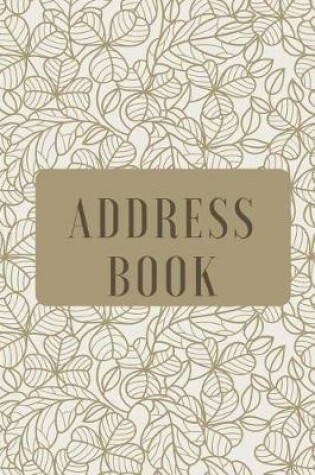 Cover of Tan Flower Address Book