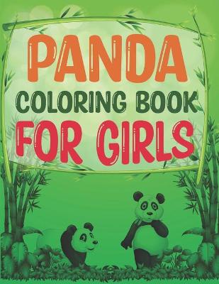 Book cover for Panda Coloring Book For Girls