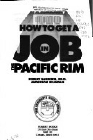 Cover of How to Get a Job in the Pacific Rim
