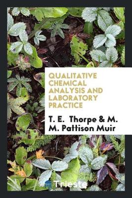 Book cover for Qualitative Chemical Analysis and Laboratory Practice