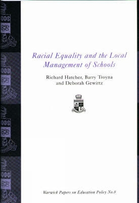 Book cover for Racial Equality and the Local Management of Schools