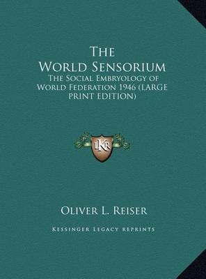 Book cover for The World Sensorium