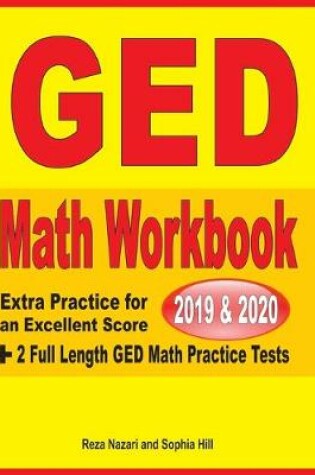 Cover of GED Math Workbook 2019 & 2020