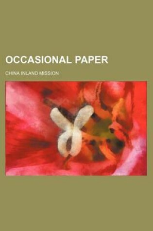 Cover of Occasional Paper (Volume 1-4)