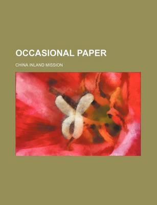 Book cover for Occasional Paper (Volume 1-4)