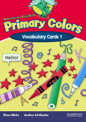 Book cover for American English Primary Colors 1 Vocabulary Cards