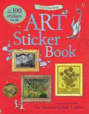 Cover of The Usborne Art Sticker Book