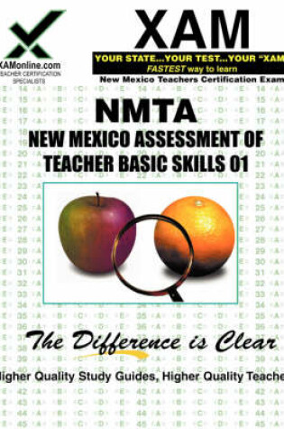 Cover of Nmta New Mexico Teacher Assessment of Basic Skills 01 Teacher Certification Test Prep Study Guide