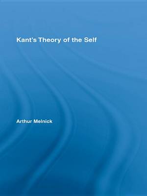 Cover of Kant's Theory of the Self