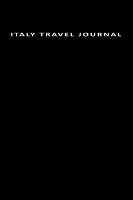 Book cover for Italy Travel Journal