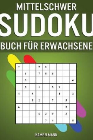 Cover of Mittelschwer Sudoku Buch fur Erwachsene