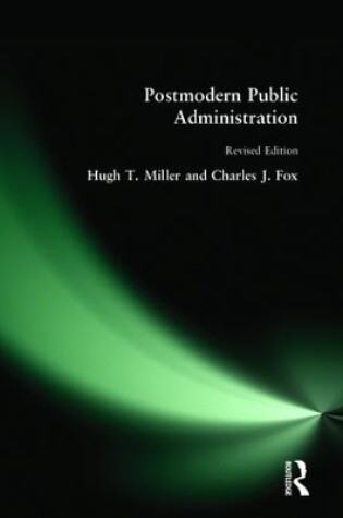 Cover of Postmodern Public Administration