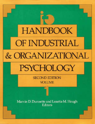 Book cover for Handbook of Industrial & Organizational Psychology Volume 1