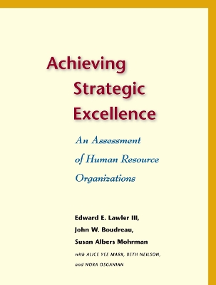 Book cover for Achieving Strategic Excellence