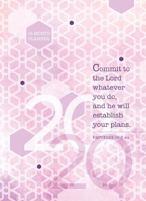 Book cover for 2020 16 Month Weekly Planner: Commit to the Lord
