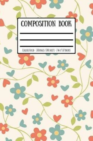 Cover of Vintage Flower Paisley Print Composition Book