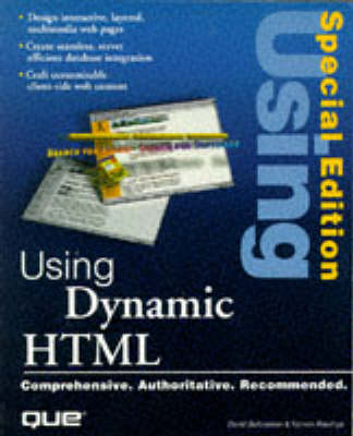 Cover of Using Dynamic HTML