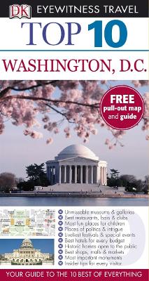 Book cover for DK Eyewitness Top 10 Travel Guide: Washington DC