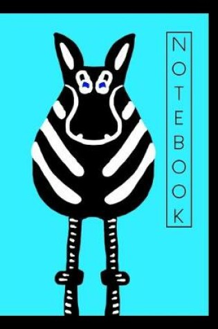 Cover of Funny Zebra Both Ends Notebook