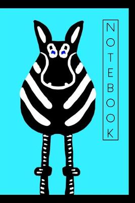 Book cover for Funny Zebra Both Ends Notebook