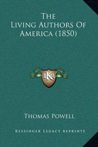 Cover of The Living Authors of America (1850)