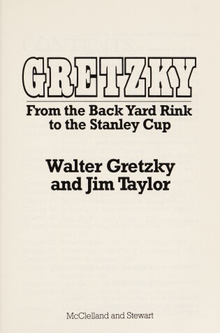 Cover of Gretzky from Back Yard Rink