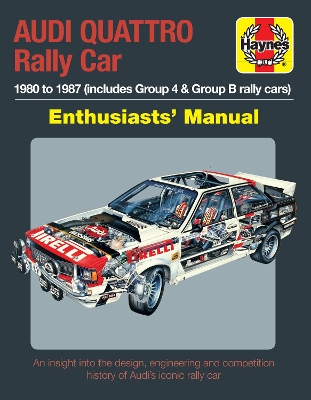 Book cover for Audi Quattro Rally Car Enthusiasts' Manual