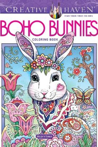 Cover of Creative Haven Boho Bunnies Coloring Book