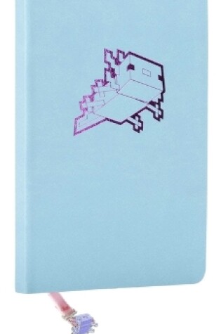 Cover of Minecraft: Axolotl Journal with Ribbon Charm