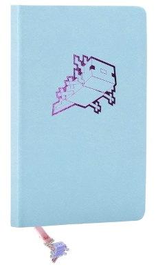 Book cover for Minecraft: Axolotl Journal with Ribbon Charm