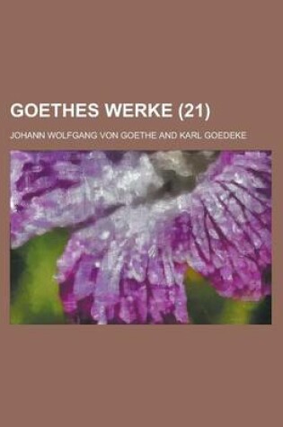 Cover of Goethes Werke (21)