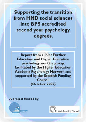 Book cover for Supporting the Transition from HND Social Sciences into BPS Accredited Second Year Psychology Degrees