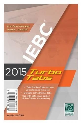 Book cover for 2015 International Existing Building Code Turbo Tabs for Paperbound Edition