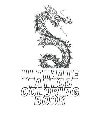 Book cover for Ultimate Tattoo Coloring Book