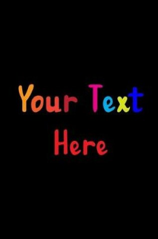 Cover of Your Text Here