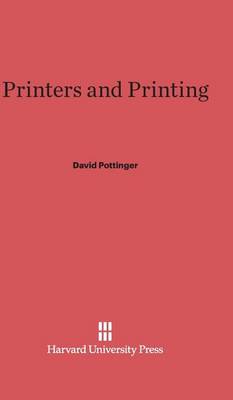 Book cover for Printers and Printing