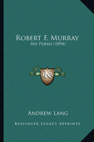 Cover of Robert F. Murray Robert F. Murray