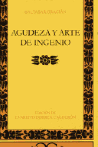 Cover of Agudeza y Arte de Ingenio I