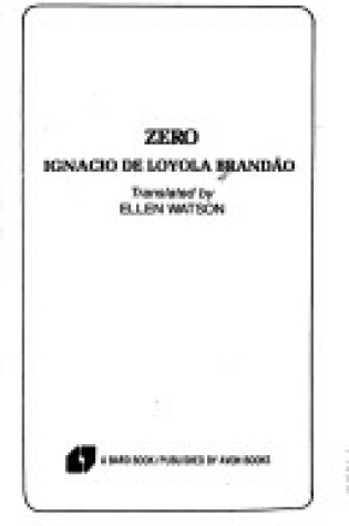 Cover of Zero