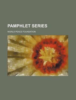 Book cover for Pamphlet Series (Volume 7)