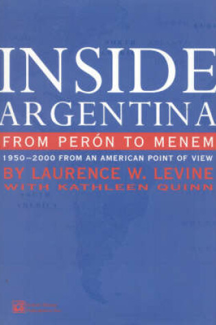 Cover of Inside Argentina from Peron to Menem